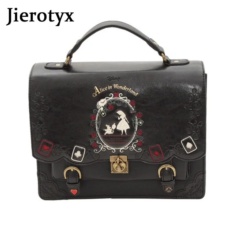 Women Backpack Girl Alice Bag In Wonderland School Backpack Bag Women Handbags Bag Black Gothic Punk Style Hot Sale
Women Backpack Girl Alice Bag In Wonderland School Backpack Bag Women Handbags Bag Black Gothic Punk Style Hot Sale
