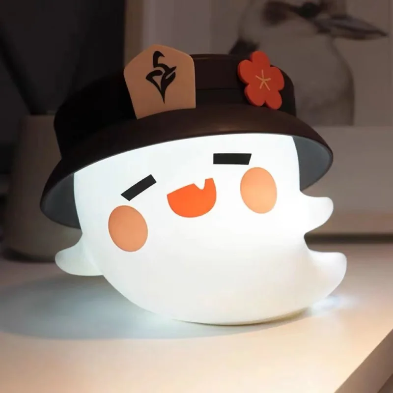 Hu Tao Cosplay Game Genshin Impact Ghost Silicone Night Light Anime Figure LED Table Lamp Home Decoration Prop Figurine Gift
Hu Tao Cosplay Game Genshin Impact Ghost Silicone Night Light Anime Figure LED Table Lamp Home Decoration Prop Figurine Gift