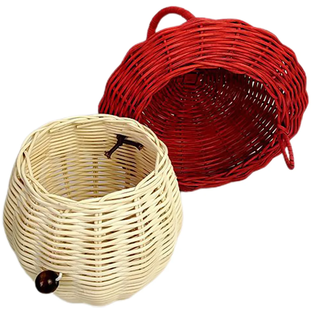 Mushroom Storage Basket Woven for Kids Handbag Decor Candy Portable Girl Rattan Wallets
Mushroom Storage Basket Woven for Kids Handbag Decor Candy Portable Girl Rattan Wallets