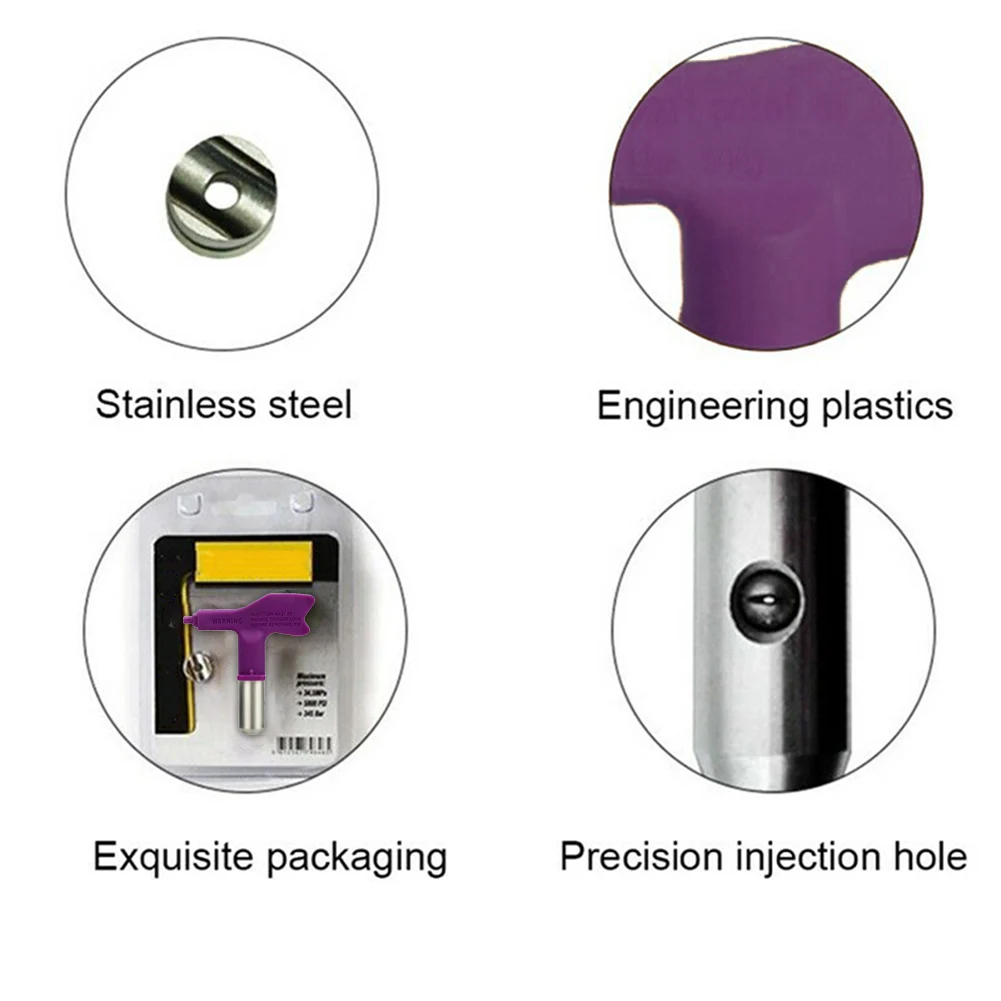 Power Tool Welding Accessorie Part Airless Spray Tip Tungsten Steel Fine Finish Nozzle Wide Range Of Sizes Paint Sprayer Coating
Power Tool Welding Accessorie Part Airless Spray Tip Tungsten Steel Fine Finish Nozzle Wide Range Of Sizes Paint Sprayer Coating