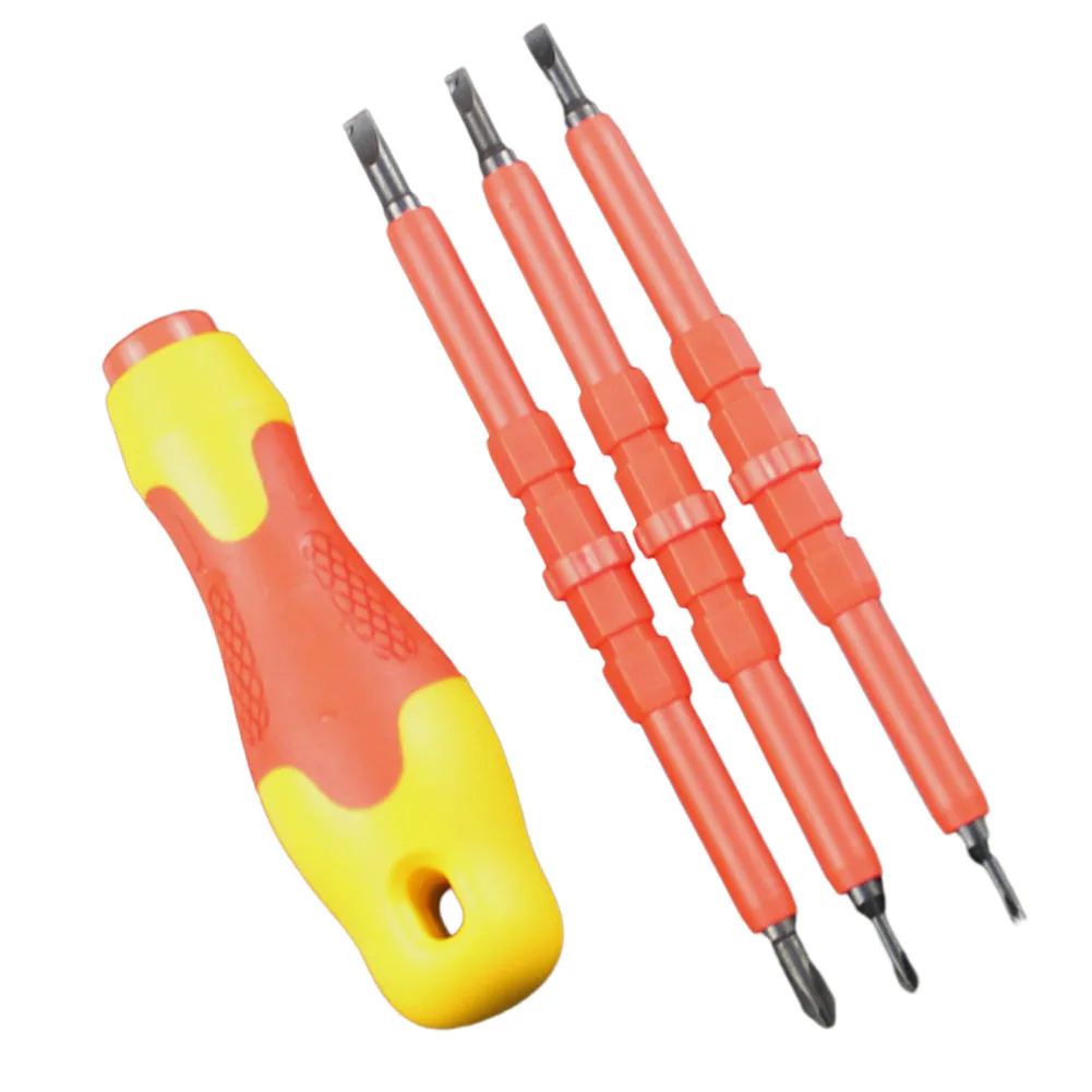 4pcs/set Multi-Purpose Electricians Slotted Cross Screwdriver Bit With Handle PH0 PH1 PH2 SL3 SL4 SL5 Repair Hand Tools
4pcs/set Multi-Purpose Electricians Slotted Cross Screwdriver Bit With Handle PH0 PH1 PH2 SL3 SL4 SL5 Repair Hand Tools