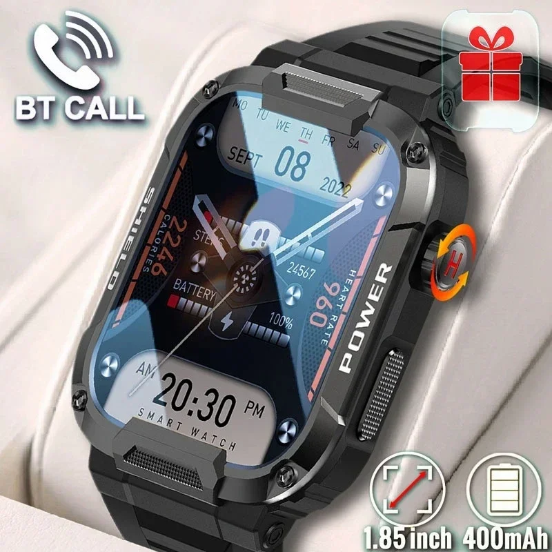 Rugged Military Smart Watch Men For Huawei Android Ios Ftiness Watches Ip68 Waterproof 1.85'' Bluetooth Call Smartwatch 2023 New
Rugged Military Smart Watch Men For Huawei Android Ios Ftiness Watches Ip68 Waterproof 1.85'' Bluetooth Call Smartwatch 2023 New