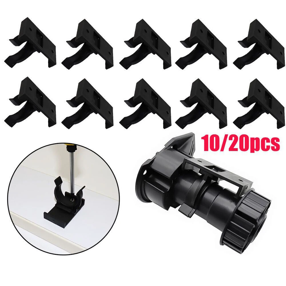 1/10/20Pcs Kitchen Adjustable Cabinet Leg Clips Plastic Detachable Plinth Brackets Furniture Accessories
1/10/20Pcs Kitchen Adjustable Cabinet Leg Clips Plastic Detachable Plinth Brackets Furniture Accessories