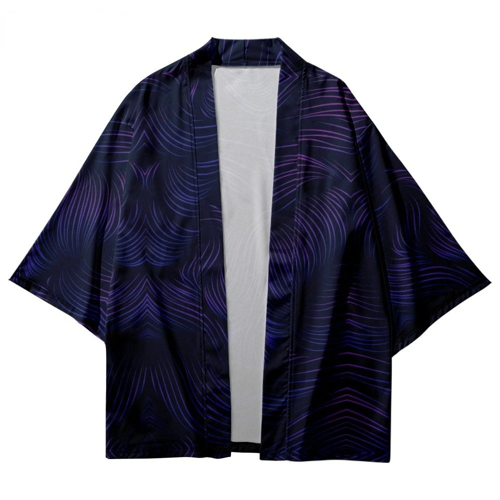 Fashion Geometry Line Print Cardigan Kimono Harajuku Women Men Yukata Female Japanese Streetwear Traditional Cosplay Haori
Fashion Geometry Line Print Cardigan Kimono Harajuku Women Men Yukata Female Japanese Streetwear Traditional Cosplay Haori