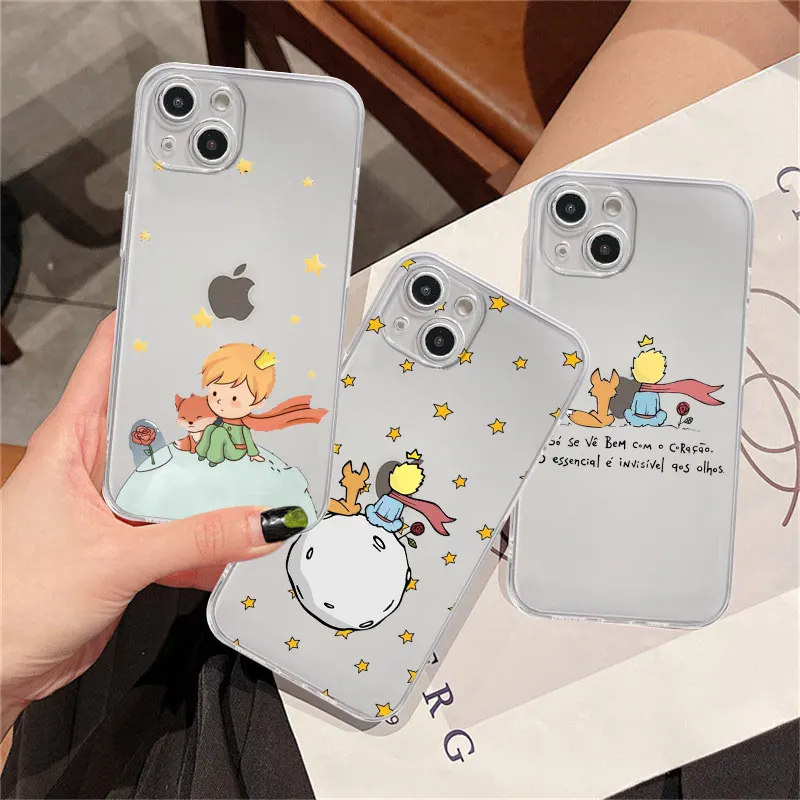 Cartoon Little Prince Clear Case For Apple iPhone 14 11 13 12 Pro 7 8 Plus XR X XS Max 6 6S 14Pro Silicone Phone Cover
Cartoon Little Prince Clear Case For Apple iPhone 14 11 13 12 Pro 7 8 Plus XR X XS Max 6 6S 14Pro Silicone Phone Cover