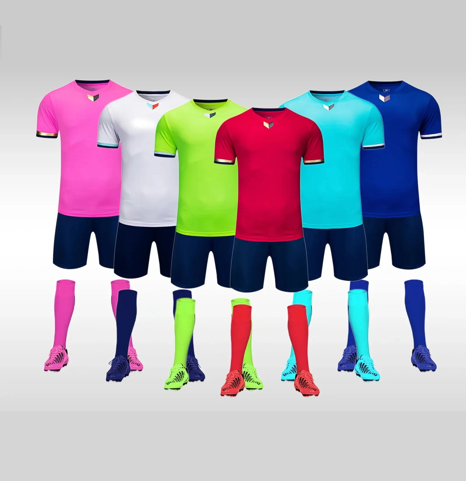 Children's Sportswear Adult Football Jersey Name Number LOGO Custom-Made For Soccer Team Custom Training Clothes In Many Sizes
Children's Sportswear Adult Football Jersey Name Number LOGO Custom-Made For Soccer Team Custom Training Clothes In Many Sizes