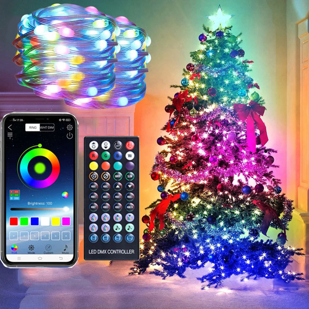 2023 Christmas Decoration Smart Led Strip Light Music Lighting Color Via Smart App Remote Control Holiday Party Birthday Decor
2023 Christmas Decoration Smart Led Strip Light Music Lighting Color Via Smart App Remote Control Holiday Party Birthday Decor