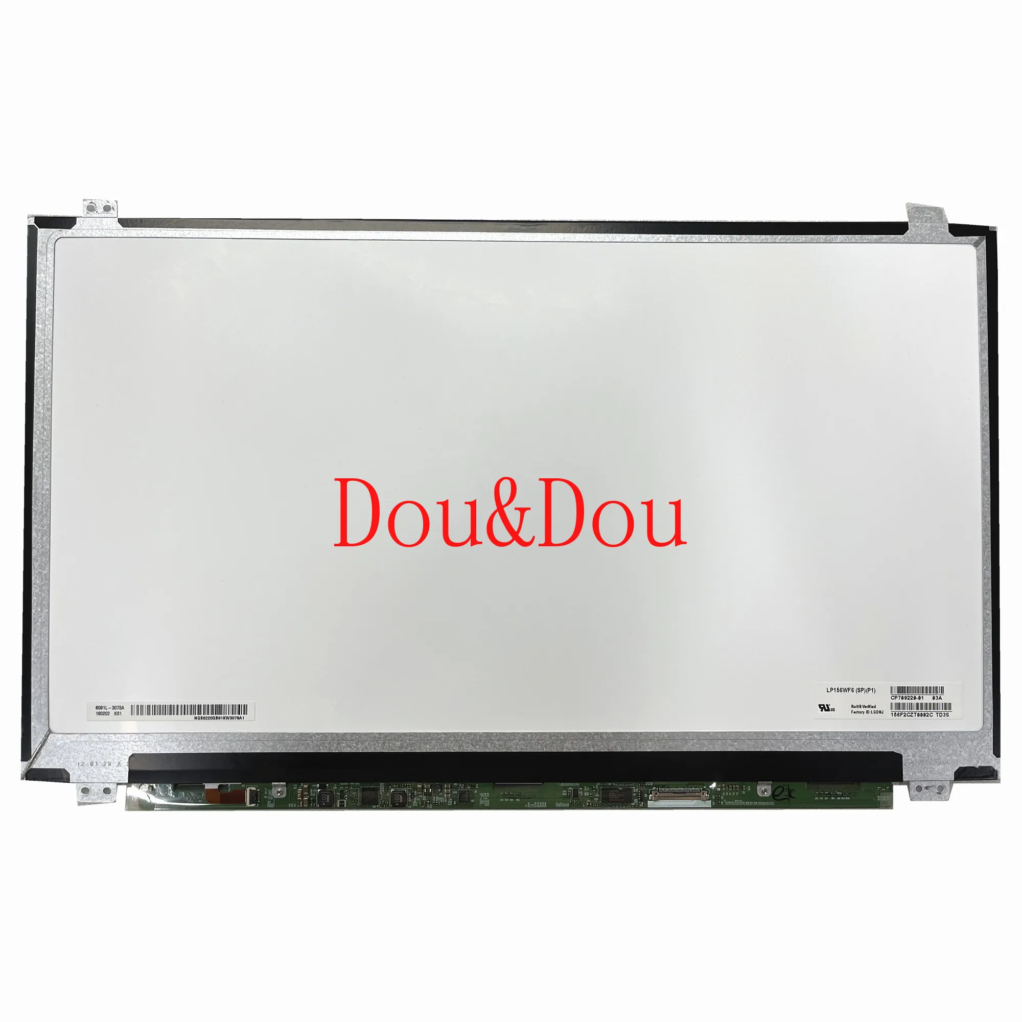 LP156WF6-SPP1 Fit LP156WF6-SPK1 SPL1 SPU1 SPH1 LP156WFC-SPN1 NV156FHM-N42 LP156WF4-SPL1 SPL2 15.6'' IPS Laptop LCD Screen 30 PIN
LP156WF6-SPP1 Fit LP156WF6-SPK1 SPL1 SPU1 SPH1 LP156WFC-SPN1 NV156FHM-N42 LP156WF4-SPL1 SPL2 15.6'' IPS Laptop LCD Screen 30 PIN