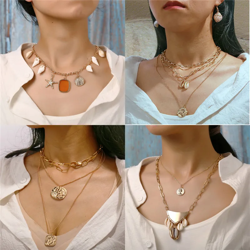 Vintage Multi Layered Lock Portrait Pearl Round Coin Pendants Necklaces For Women Bohemia Gold Key Heart Long Jewelry
Vintage Multi Layered Lock Portrait Pearl Round Coin Pendants Necklaces For Women Bohemia Gold Key Heart Long Jewelry