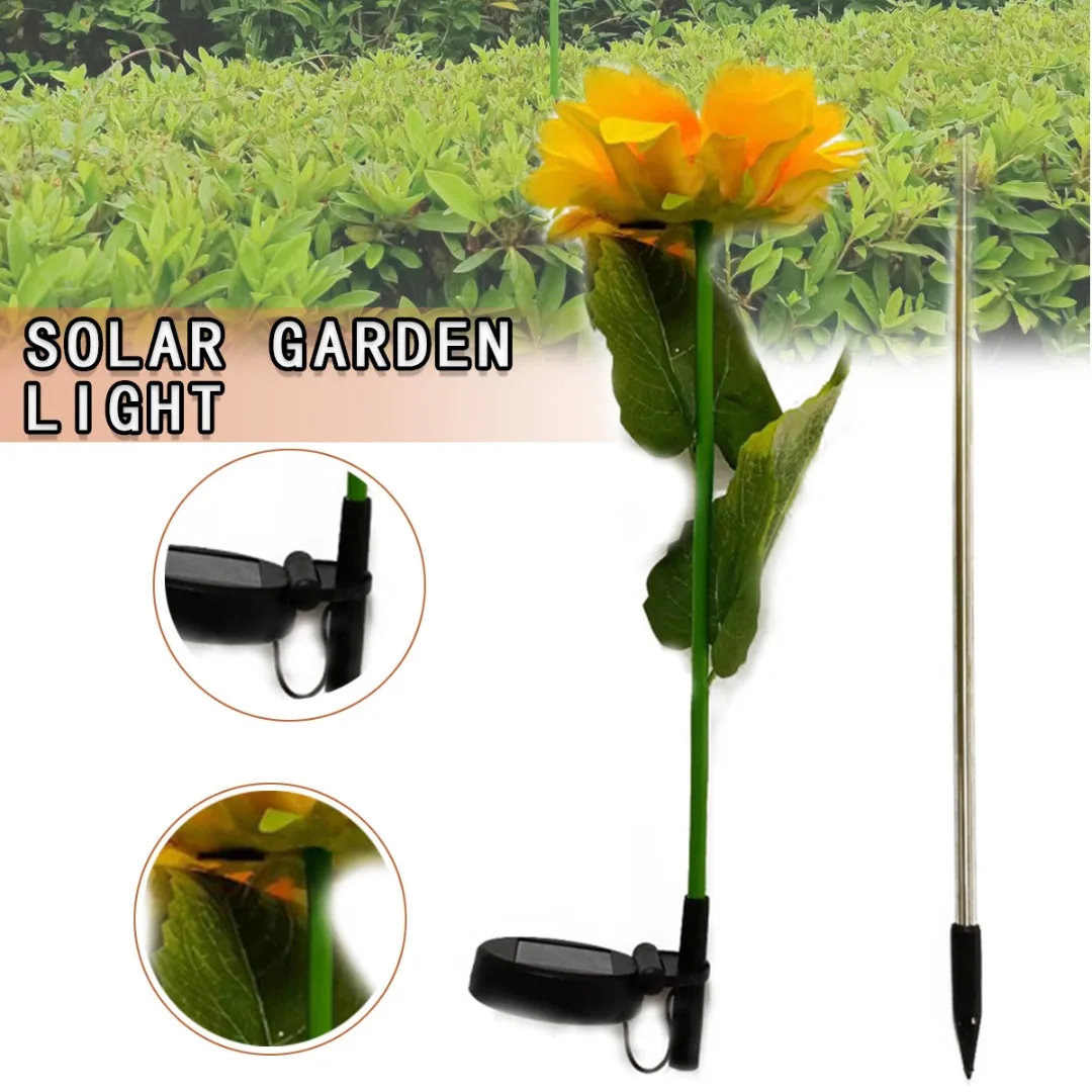 1pc Sunflower Solar LED Lights Durable Waterproof Pathway Light Garden Outdoor Lawn Lamp Chrismas Wedding Holiday Decoration
1pc Sunflower Solar LED Lights Durable Waterproof Pathway Light Garden Outdoor Lawn Lamp Chrismas Wedding Holiday Decoration