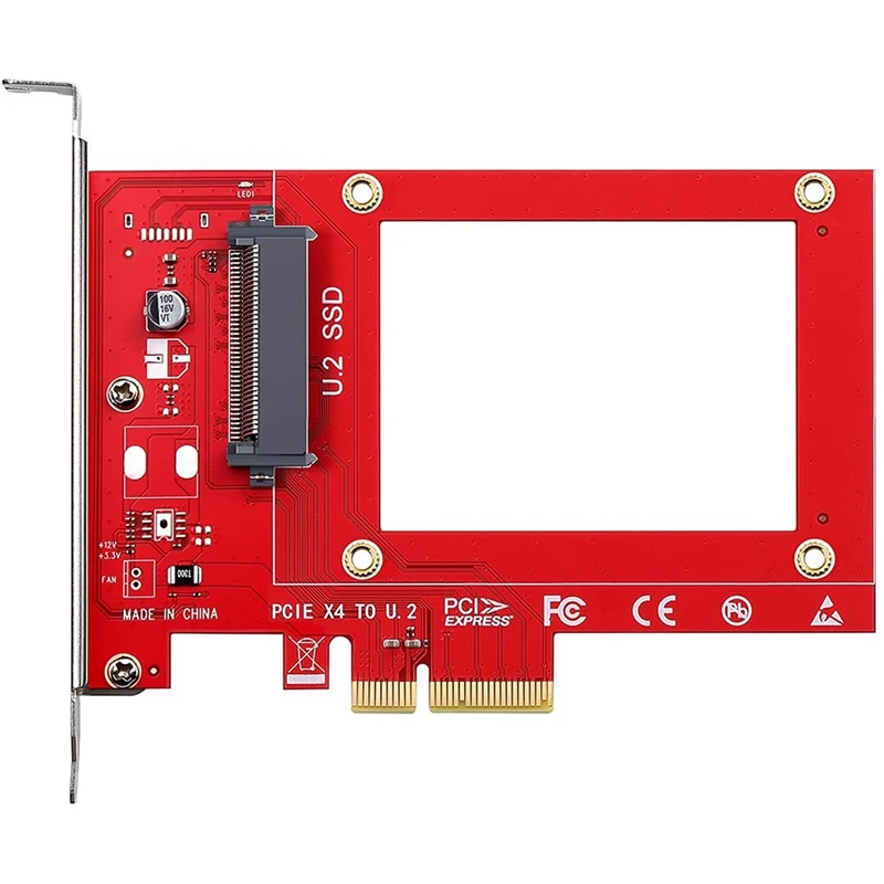 Адаптер U.2 (SFF-8639), адаптер U.2 на Pcie Nvme SSD
Адаптер U.2 (SFF-8639), адаптер U.2 на Pcie Nvme SSD