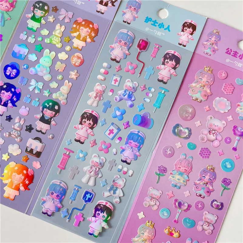 1Pc Kawaii Cute Sweet Princess Nurse Student Modeling Stickers Personalized DIY Material Decorative Art Supplies Stationery
1Pc Kawaii Cute Sweet Princess Nurse Student Modeling Stickers Personalized DIY Material Decorative Art Supplies Stationery
