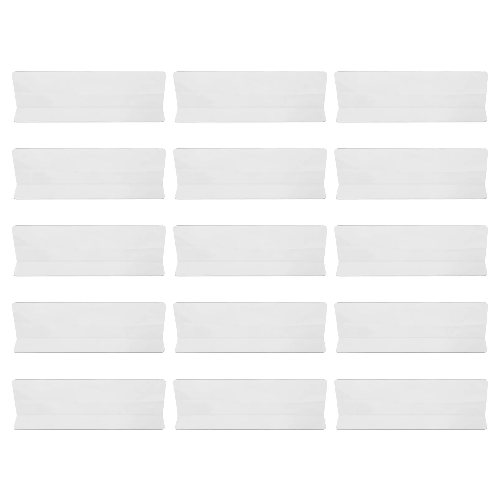 15pcs Divider Goods Separators Clear Shelf Clapboard Closet Shelf Organizer Side Splitters for Shop Indoor
15pcs Divider Goods Separators Clear Shelf Clapboard Closet Shelf Organizer Side Splitters for Shop Indoor