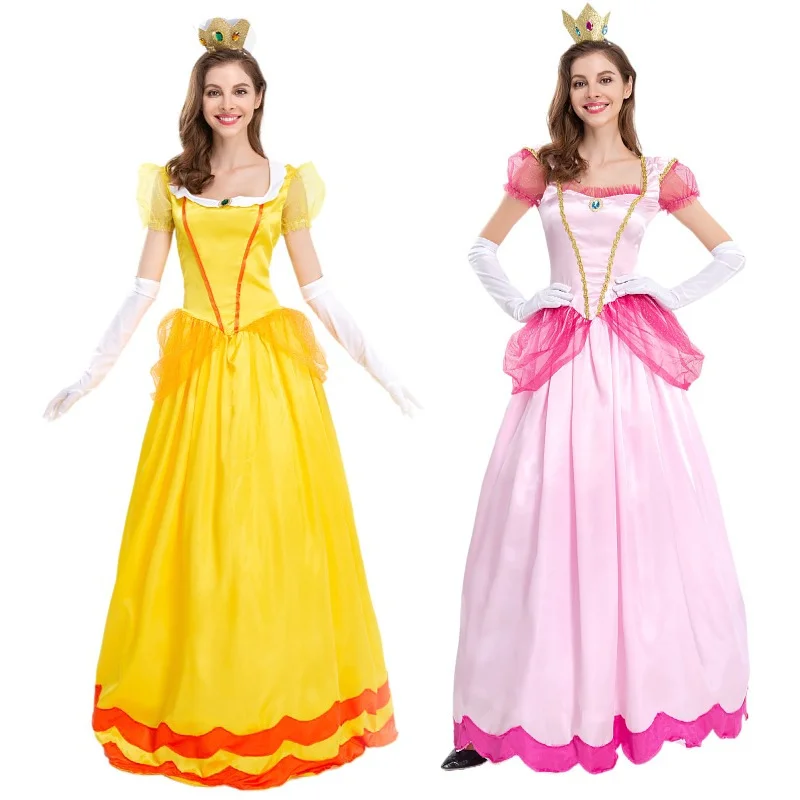 New Women Halloween Party Cosplay Mary Biqi Princess Dress Stage Dress Court Party Queen Dress Pink Peach Blossom Princess Dress
New Women Halloween Party Cosplay Mary Biqi Princess Dress Stage Dress Court Party Queen Dress Pink Peach Blossom Princess Dress