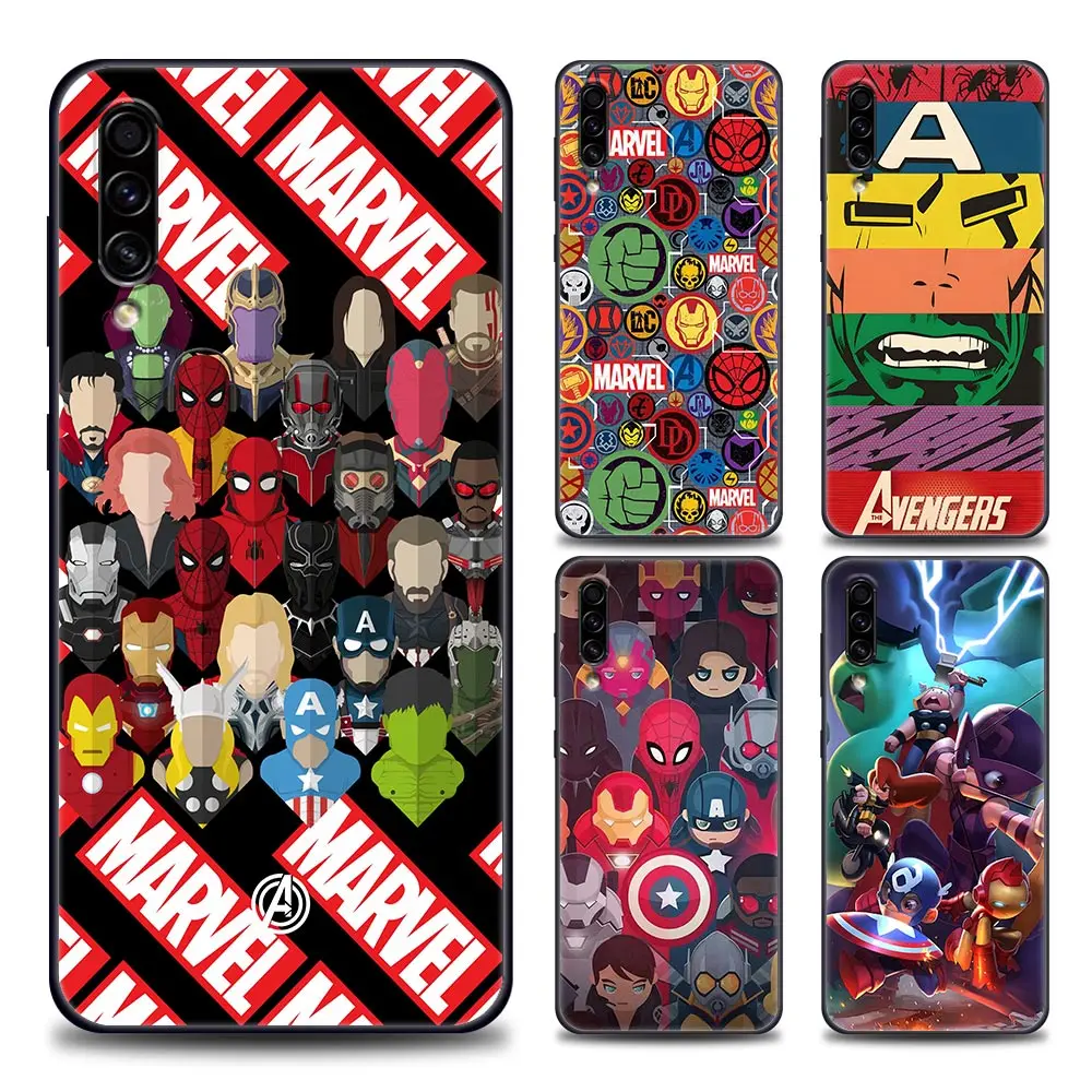 

Marvel Avengers Cartoon Comic Anime Phone Case For Samsung Galaxy A90 A80 A70 A70S A60 A50 A40 A30 A30S A20S A20E A10 A10E A9 A8