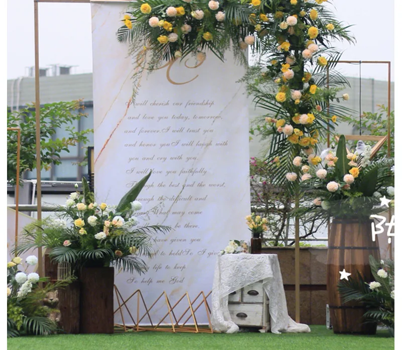 Wedding Background Frame Adjustable Metal Frame Party Props Road Background Guide DIY Decoration
Wedding Background Frame Adjustable Metal Frame Party Props Road Background Guide DIY Decoration