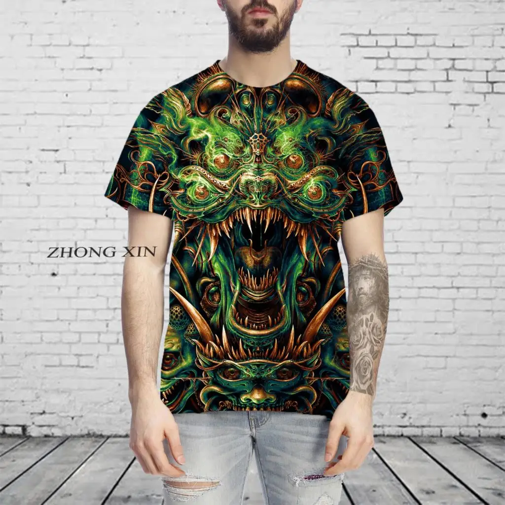 Summer New Three-Dimensional 3D printing Men T-Shirt Fashion O-Neck Casual Short Sleeve Harajuku Hip Hop Trend Oversized T-Shirt
Summer New Three-Dimensional 3D printing Men T-Shirt Fashion O-Neck Casual Short Sleeve Harajuku Hip Hop Trend Oversized T-Shirt