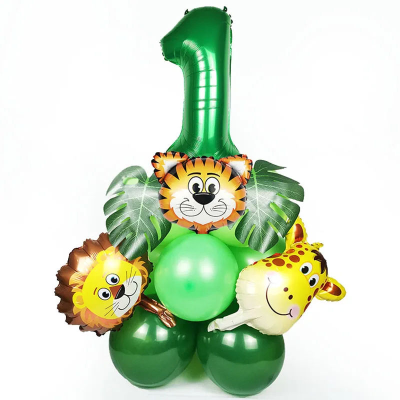 Jungle Safari Birthday Party Animal Number Balloon Set 1 2 3 4 5 6 Year Kids 1st Birthday Party Decoration Forest Party Supplies
Jungle Safari Birthday Party Animal Number Balloon Set 1 2 3 4 5 6 Year Kids 1st Birthday Party Decoration Forest Party Supplies