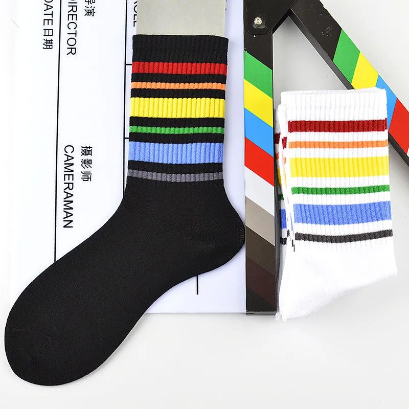 10 pairs New Socks Rainbow Tide Socks Cotton Long Leisure Sports Socks Men Sweat Sports Skateboard Socks
10 pairs New Socks Rainbow Tide Socks Cotton Long Leisure Sports Socks Men Sweat Sports Skateboard Socks
