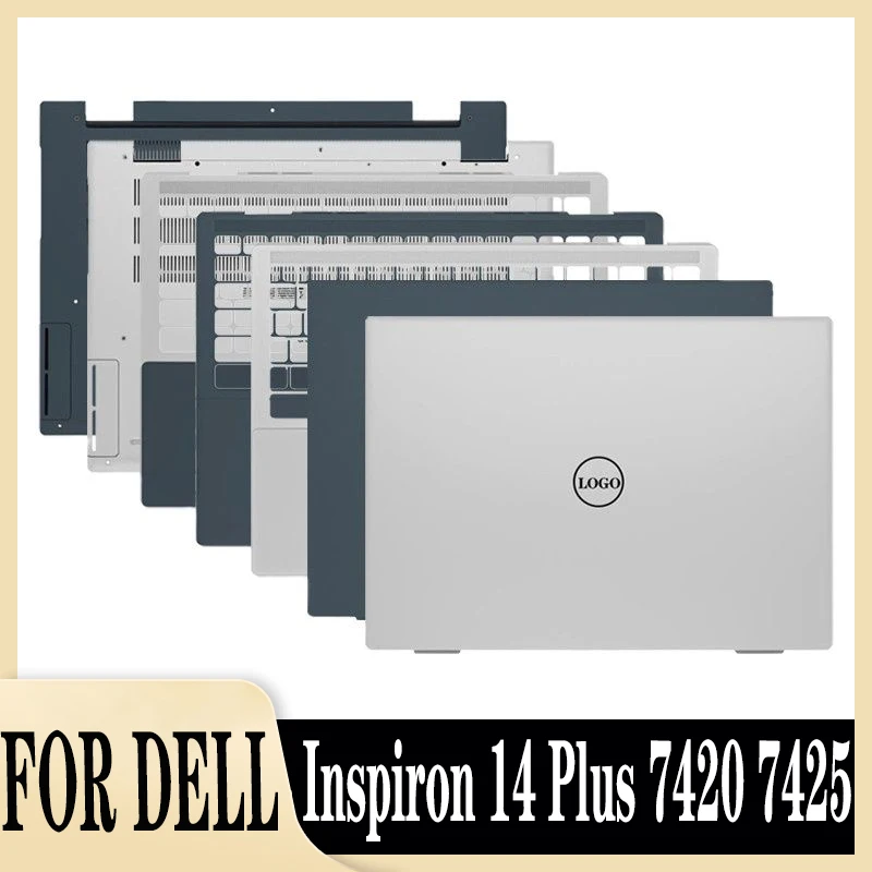 

NEW Original Laptops Frame Case For DELL Inspiron 14 Plus 7420 7425 Laptop LCD Screen Back Cover Palrmest Top Case Bottom Case