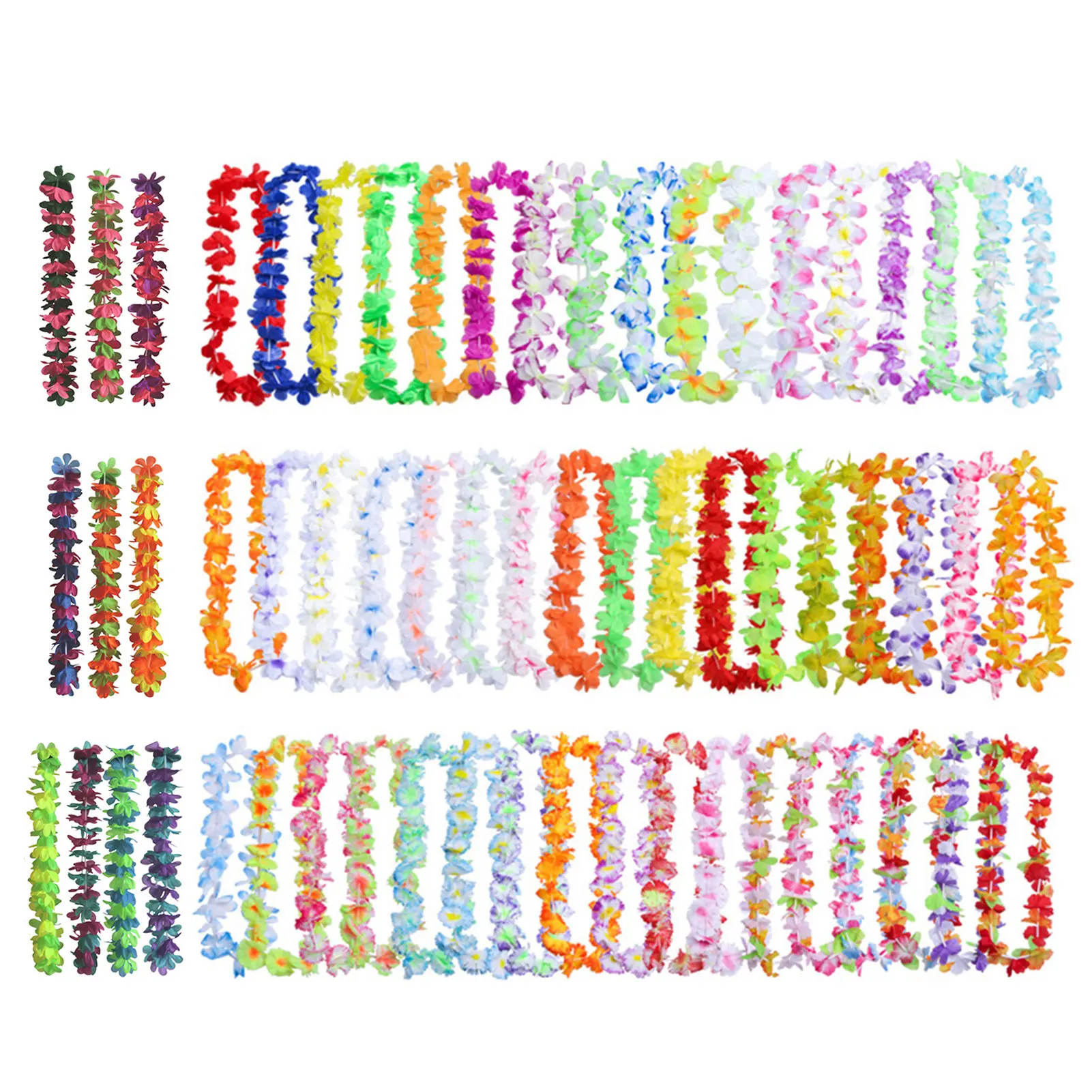 50/60Pcs Hawaiian Party Artificial Flowers Garland Necklace Hawaii Beach Flowers Summer Tropical Wedding Party Decor Supplies
50/60Pcs Hawaiian Party Artificial Flowers Garland Necklace Hawaii Beach Flowers Summer Tropical Wedding Party Decor Supplies