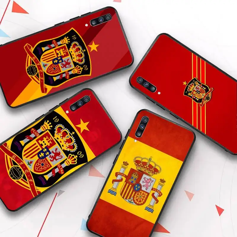 

Spain Coat of Arms Flag Phone Case for Samsung A51 01 50 71 21S 70 31 40 30 10 20 S E 11 91 A7 A8 2018