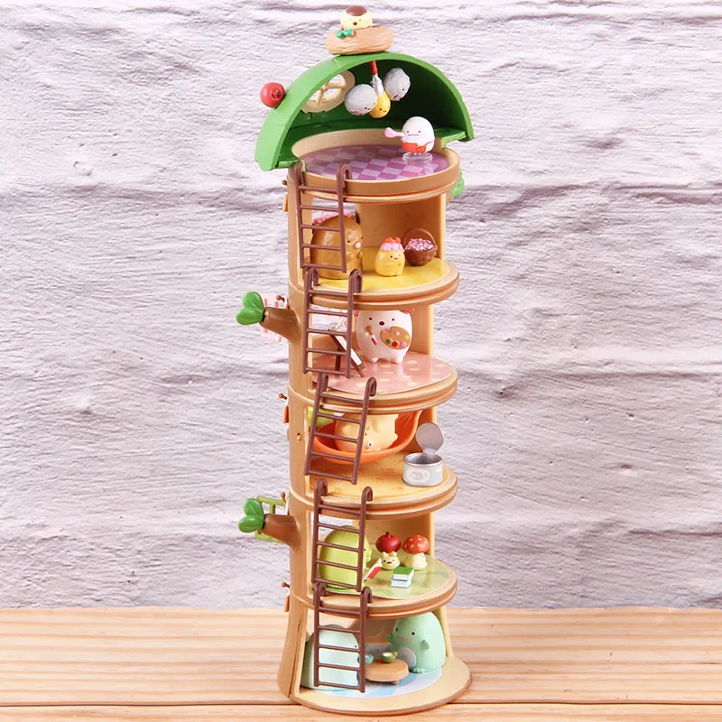 Funny 6-Layer Little Dolls Holiday Inn Forest Tree Stump House PVC Action Figure House Anime Scenes Figure Children Play Toy
Funny 6-Layer Little Dolls Holiday Inn Forest Tree Stump House PVC Action Figure House Anime Scenes Figure Children Play Toy