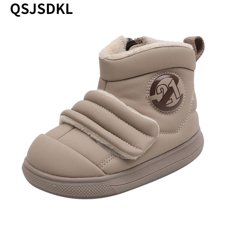Зимние ботинки для девочек из ПУ кожи, теплые плюшевые хлопковые детские ботинки, нескользящая Водонепроницаемая модная обувь для малышей, ...
Зимние ботинки для девочек из ПУ кожи, теплые плюшевые хлопковые детские ботинки, нескользящая Водонепроницаемая модная обувь для малышей, ...