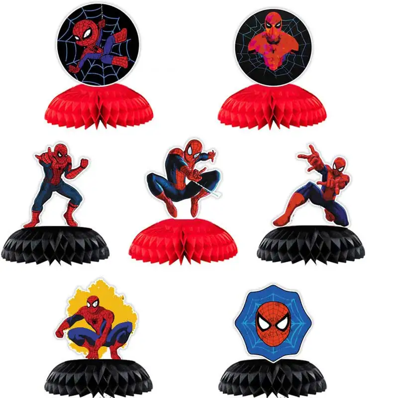 7pcs Spiderman Honeycomb Centerpiece Table Decorations Super Hero Table Toppers For Kids Birthday Party Christmas Supplies Gift
7pcs Spiderman Honeycomb Centerpiece Table Decorations Super Hero Table Toppers For Kids Birthday Party Christmas Supplies Gift