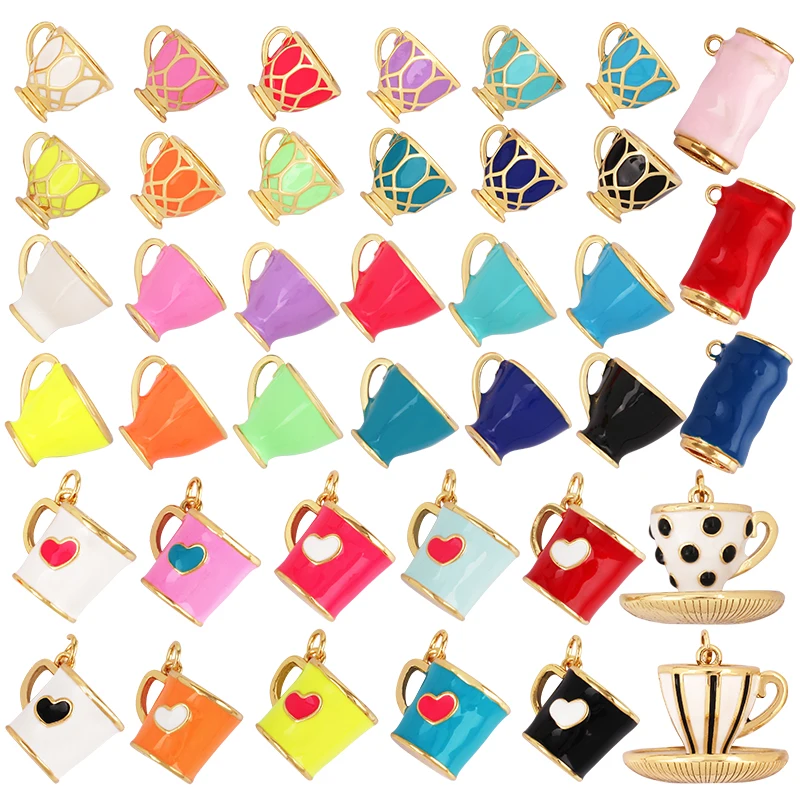 Tea Water Coffee Cup Enamel Charm Neon Turquoise Red Pendant Oil Dropped,Real Gold Plated Colour,Necklace Bracelet Pendant
Tea Water Coffee Cup Enamel Charm Neon Turquoise Red Pendant Oil Dropped,Real Gold Plated Colour,Necklace Bracelet Pendant