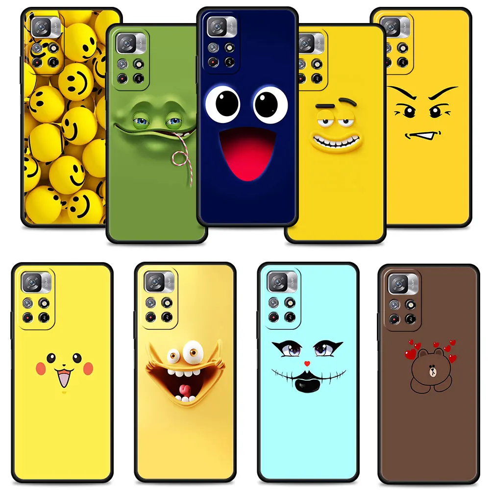 Cute Face Covers For Redmi Note 9C 9 10 9S 9T 9A 8 11 Pro K40 7 K50 10C 8T Phone Coque
Cute Face Covers For Redmi Note 9C 9 10 9S 9T 9A 8 11 Pro K40 7 K50 10C 8T Phone Coque