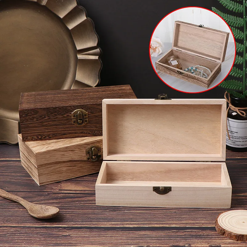 Rectangular Wooden Storage Box Retro Wooden Box Clamshell Wooden Gift Box Handcrafted Clamshell Wooden Gift Box
Rectangular Wooden Storage Box Retro Wooden Box Clamshell Wooden Gift Box Handcrafted Clamshell Wooden Gift Box
