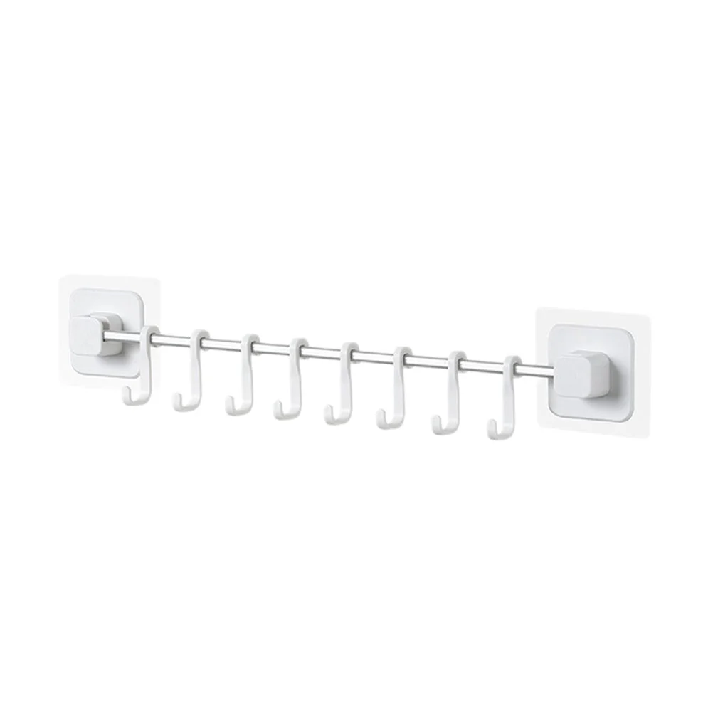 Hooks Wall Hook Mounted Rack Kitchen Hanging Storage Coat Clothes Hanger Movable Row Towel Kitchenware Pot Tracelessbath
Hooks Wall Hook Mounted Rack Kitchen Hanging Storage Coat Clothes Hanger Movable Row Towel Kitchenware Pot Tracelessbath