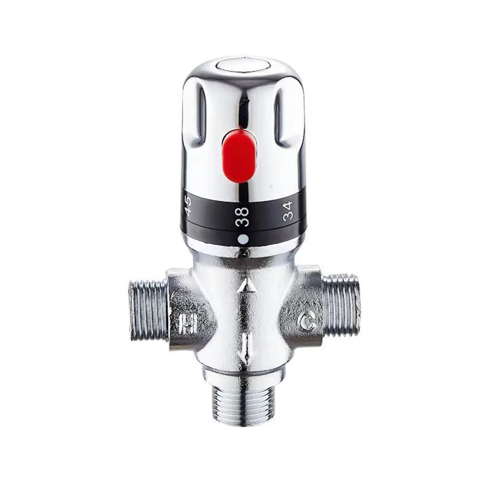 1PC Brass Thermostatic Valve Mixing Valve Water Heater Temperature Control Pipe Valve Bathroom Solar Temperature Control Valve
1PC Brass Thermostatic Valve Mixing Valve Water Heater Temperature Control Pipe Valve Bathroom Solar Temperature Control Valve