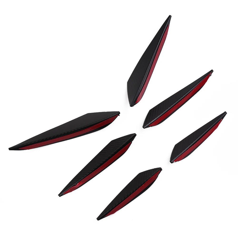 6pcs Crescent Air Knife Universal Front Bumper Decoration Fins Body Spoiler Car Tuning 20.2×3.5cm 16.5x2.5cm 13.2x2.5cm
6pcs Crescent Air Knife Universal Front Bumper Decoration Fins Body Spoiler Car Tuning 20.2×3.5cm 16.5x2.5cm 13.2x2.5cm