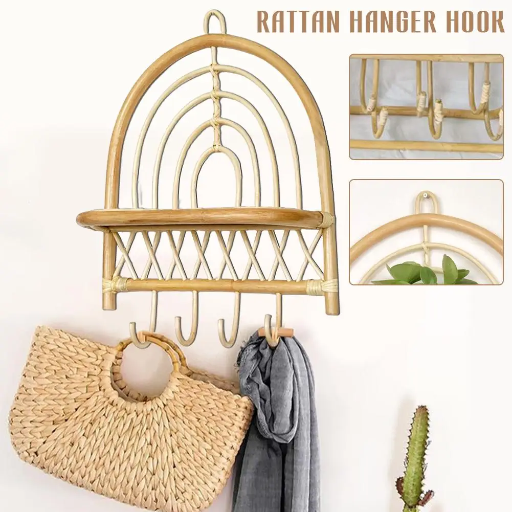Vintage Rattan Clothes Hanger Garments Organizer Rack Hat Home Room Hooks Tool Hook Decoration Wall Rattan Hanging Clothes A4X9
Vintage Rattan Clothes Hanger Garments Organizer Rack Hat Home Room Hooks Tool Hook Decoration Wall Rattan Hanging Clothes A4X9