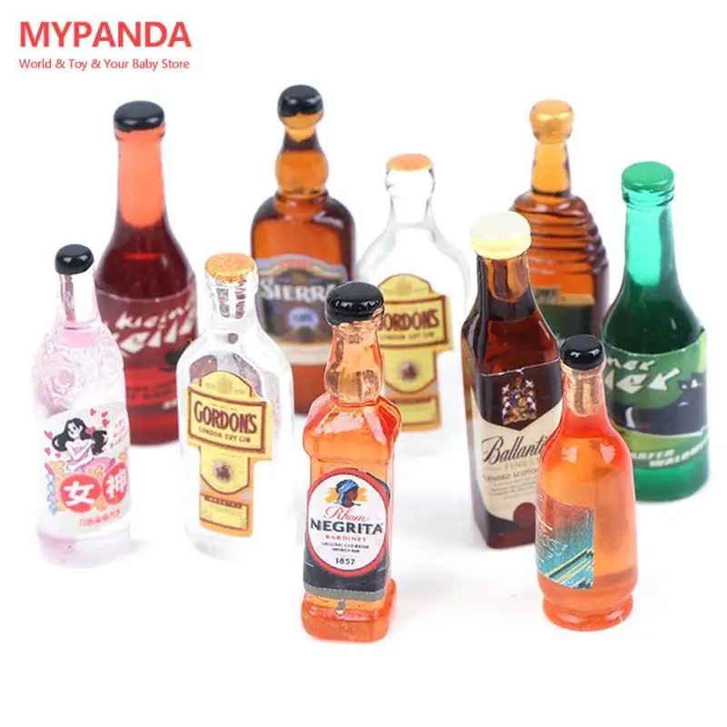 Hot sale 10Pcs/lot 1:12 Dollhouse Miniature Drinks Wine Model Doll Kitchen Food Accessories
Hot sale 10Pcs/lot 1:12 Dollhouse Miniature Drinks Wine Model Doll Kitchen Food Accessories