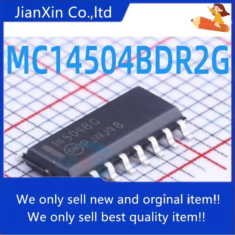 10pcs 100% orginal new Main ON ON Semiconductor MC14504BDR2G MC14504BD 
10pcs 100% orginal new Main ON ON Semiconductor MC14504BDR2G MC14504BD