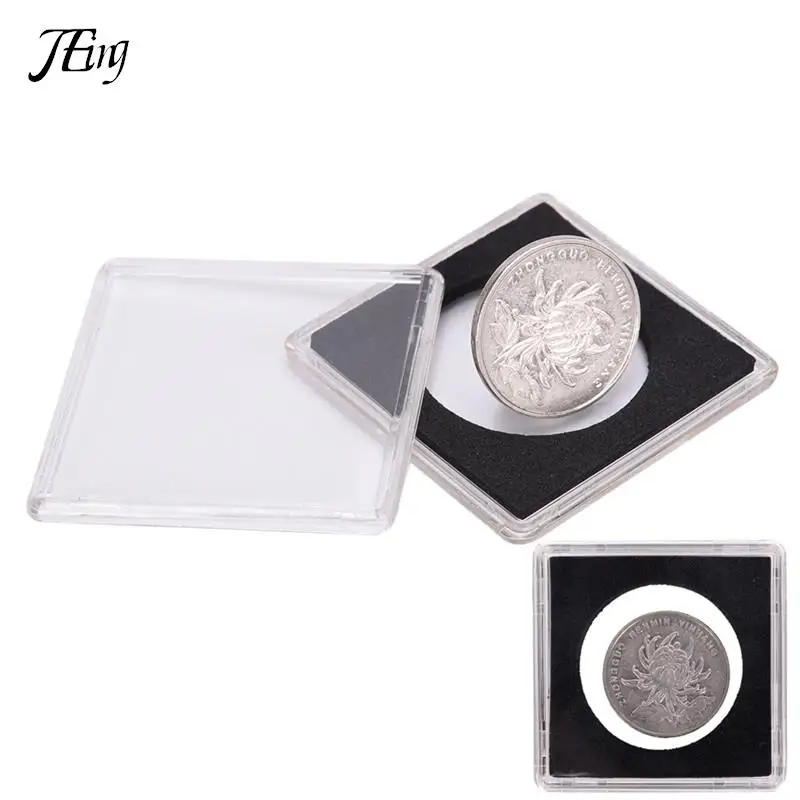1PC Quality Box Coin Holder Capsules Container Coin Transparent Gaine New Coin Square Storage Box Display Plastic
1PC Quality Box Coin Holder Capsules Container Coin Transparent Gaine New Coin Square Storage Box Display Plastic