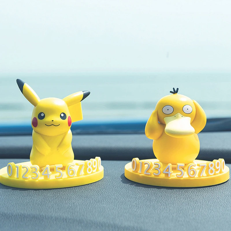 6-9cm Anime Pokemon Figure Pikachu Psyduck Jigglypuff Temporary Car Parking Card Phone Number Stop Sign Collectible Model Toy
6-9cm Anime Pokemon Figure Pikachu Psyduck Jigglypuff Temporary Car Parking Card Phone Number Stop Sign Collectible Model Toy