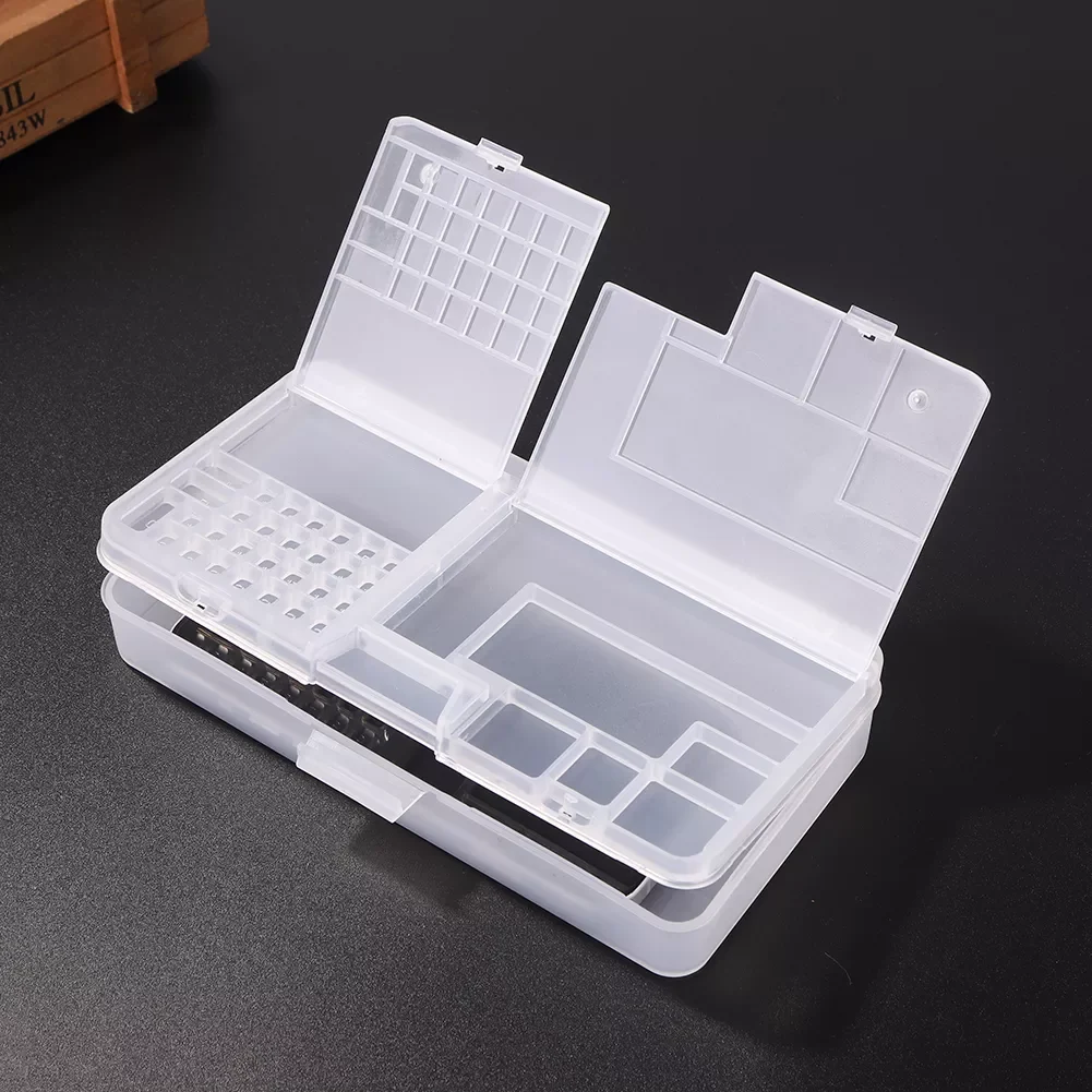 Mobile Phone Components Screen Storage Box Motherboard IC Chips Component Screws Organizer Repair Tools Container
Mobile Phone Components Screen Storage Box Motherboard IC Chips Component Screws Organizer Repair Tools Container