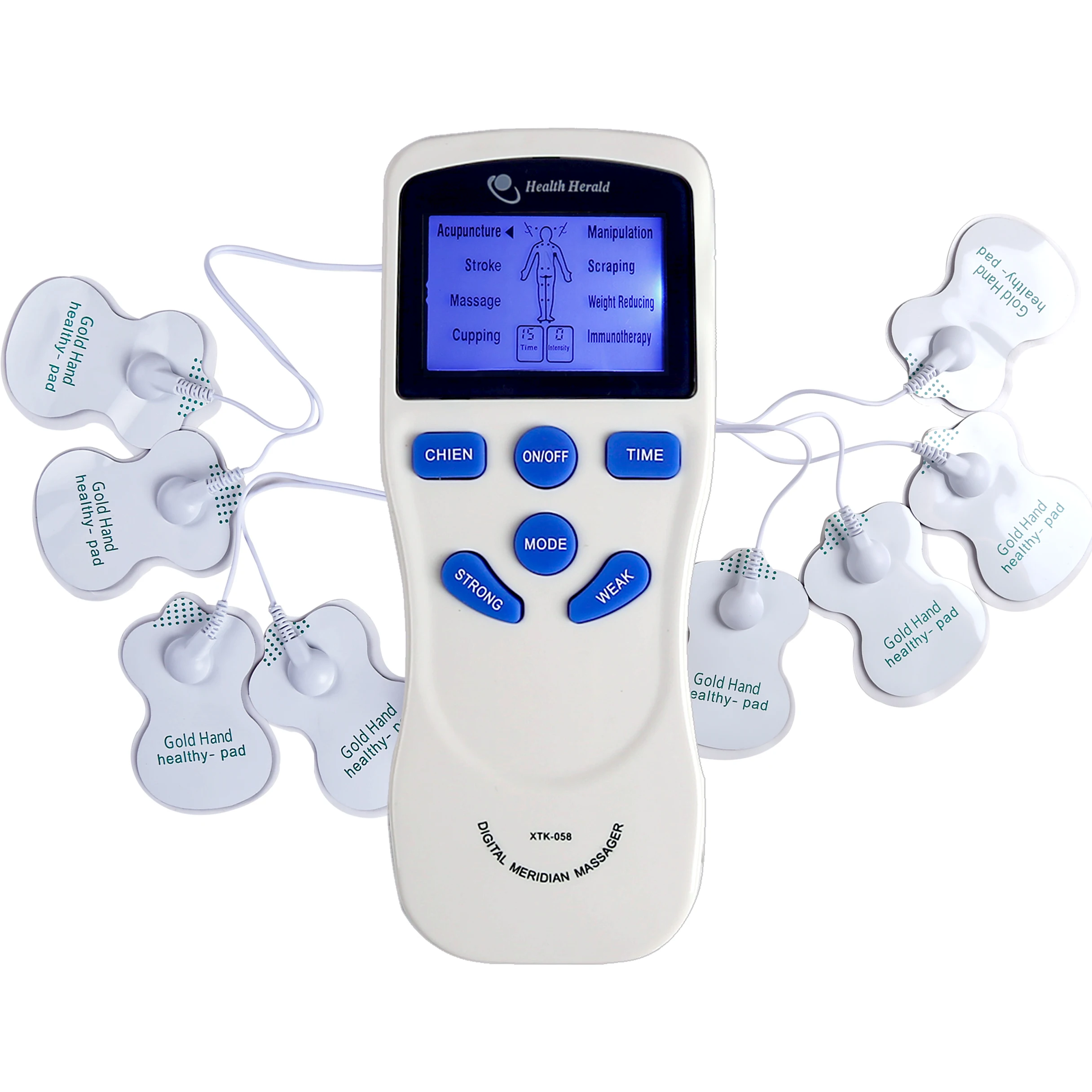 EMS Muscle Stimulation TENS Unit Pulse Physiotherapy Massage Pain Relief Therapy with 8PCS Electrode Pads for Pulse Massager
EMS Muscle Stimulation TENS Unit Pulse Physiotherapy Massage Pain Relief Therapy with 8PCS Electrode Pads for Pulse Massager