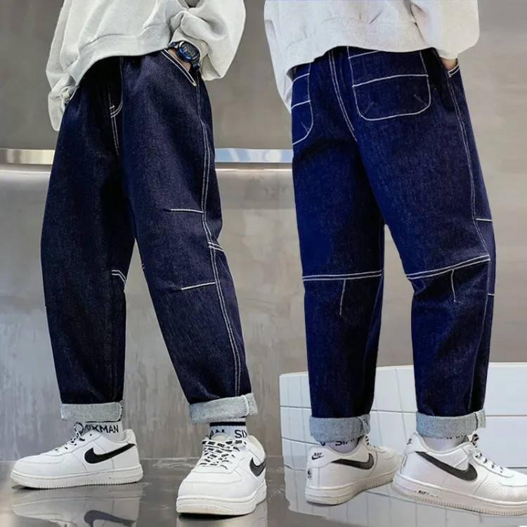 Kids Jeans Cargo Pants Cotton 2022Autumn Children Casual Mid Waist Loose Fit Trouser Teen Kids Denim Pants Trousers Streetwear
Kids Jeans Cargo Pants Cotton 2022Autumn Children Casual Mid Waist Loose Fit Trouser Teen Kids Denim Pants Trousers Streetwear