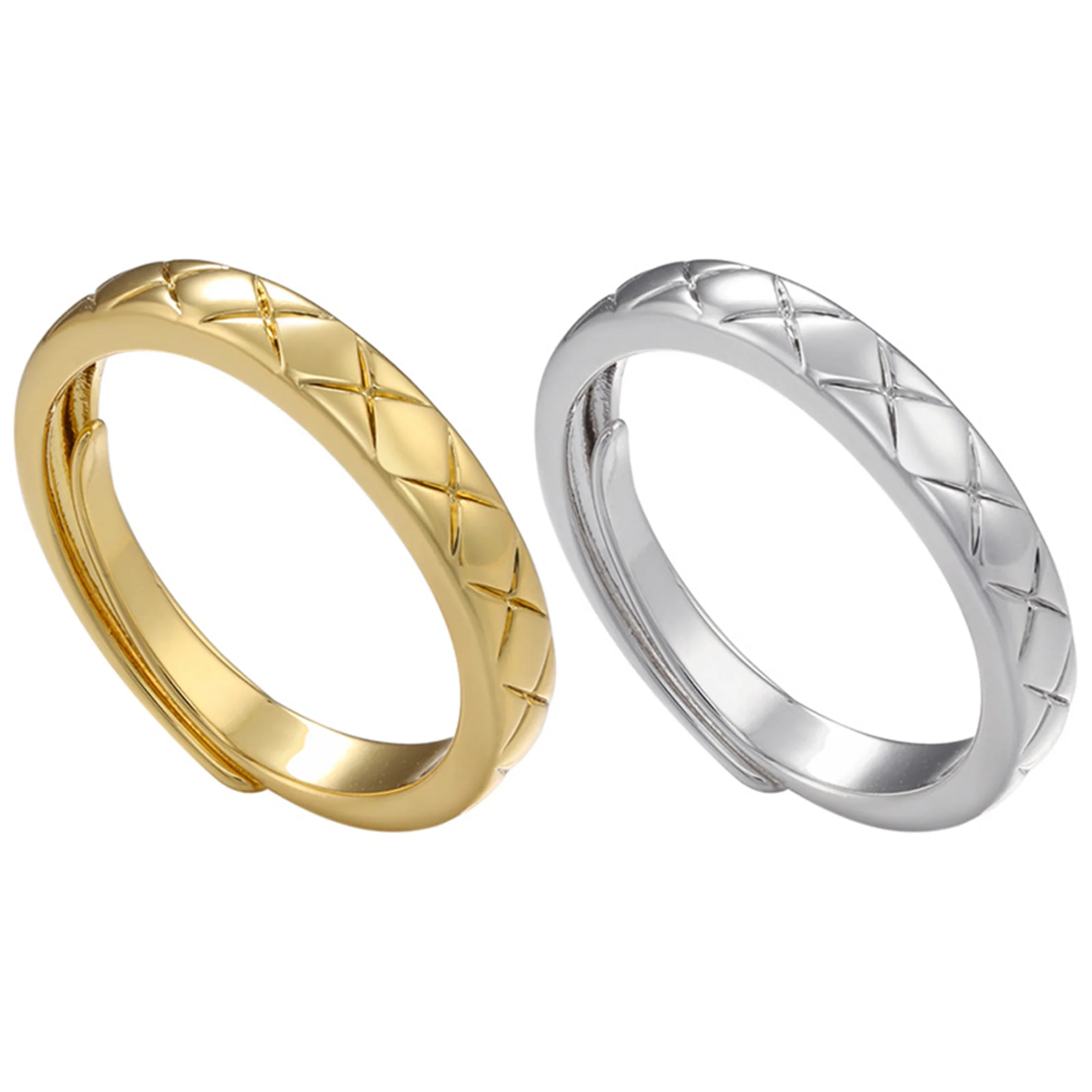 Fashion Simple Adjustable Rings for Women Gold/silver Color X-shaped Texture Brass Rings Jewelry Accessories Party/Gift for Girl
Fashion Simple Adjustable Rings for Women Gold/silver Color X-shaped Texture Brass Rings Jewelry Accessories Party/Gift for Girl