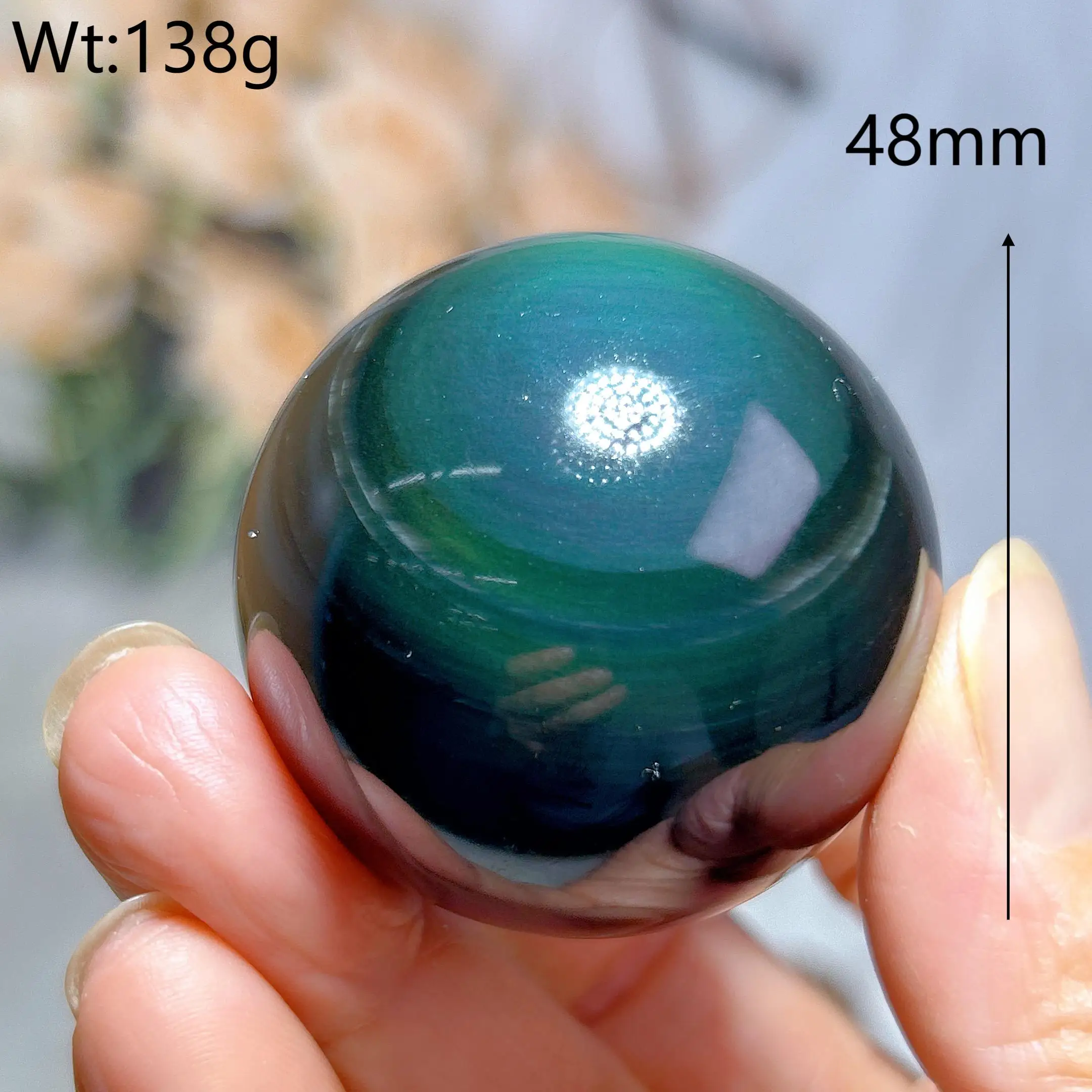 Радуга обсидиан Сфера камень 
Радуга обсидиан Сфера камень