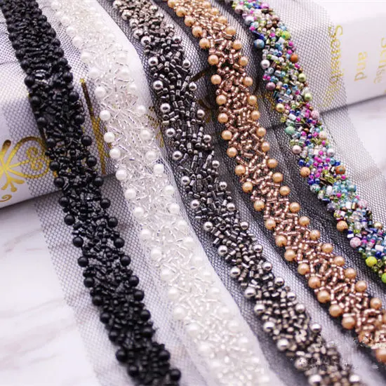 2yards/lot New fashion Beaded ribbon Pearl Accessories DIY clothing accessories width 1.5cm RS1739
2yards/lot New fashion Beaded ribbon Pearl Accessories DIY clothing accessories width 1.5cm RS1739
