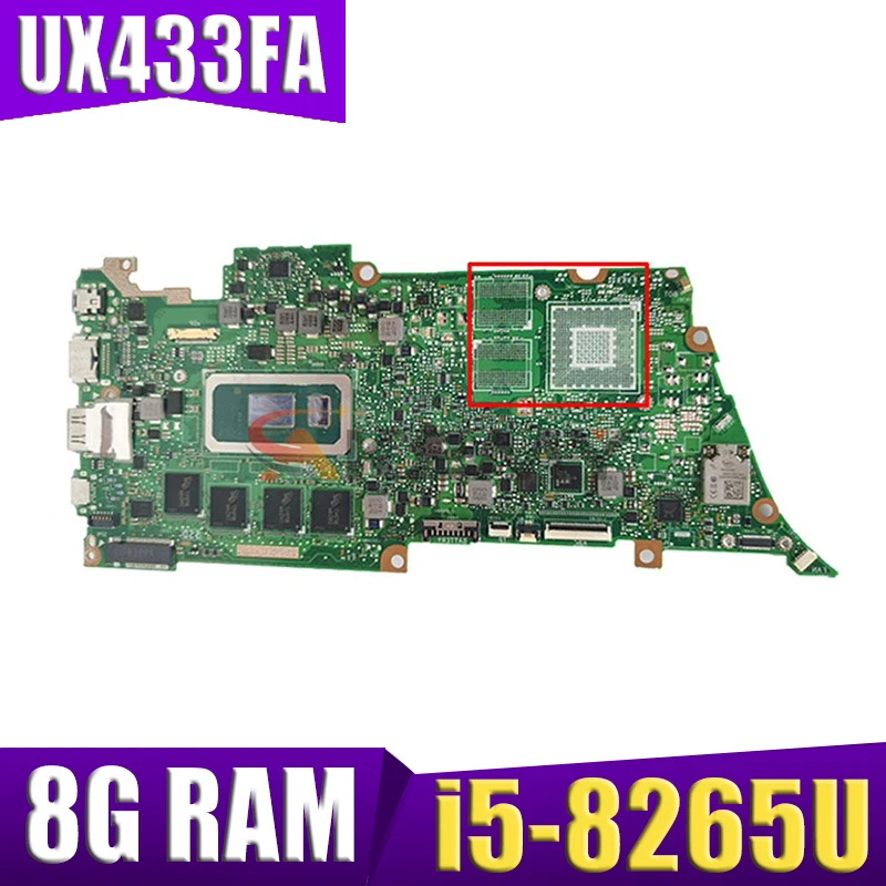 Материнская плата UX433FA для ASUS ZenBook UX433FN UX433F U4300F UX433FA Laotop, материнская плата 100%, Полная проверка W/ i5-8265U 8GB/RAM
Материнская плата UX433FA для ASUS ZenBook UX433FN UX433F U4300F UX433FA Laotop, материнская плата 100%, Полная проверка W/ i5-8265U 8GB/RAM