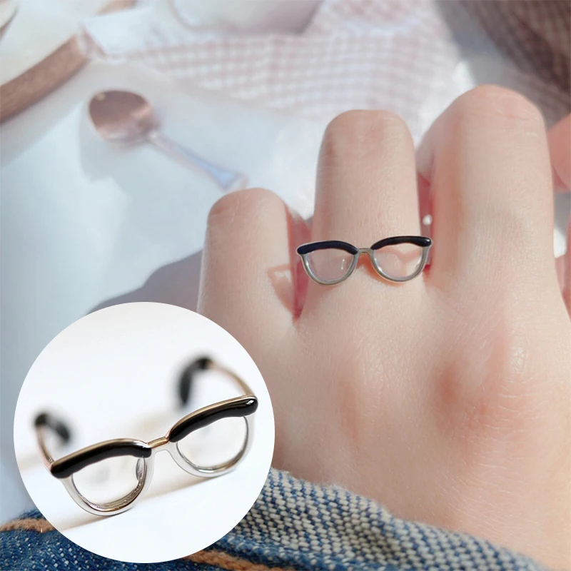 New Trendy Cute Glasses Ring Multiple Minimalist Adjustable Ring Bohemian Finger Ring Fashion Jewelry Accessories for Woman Girl
New Trendy Cute Glasses Ring Multiple Minimalist Adjustable Ring Bohemian Finger Ring Fashion Jewelry Accessories for Woman Girl