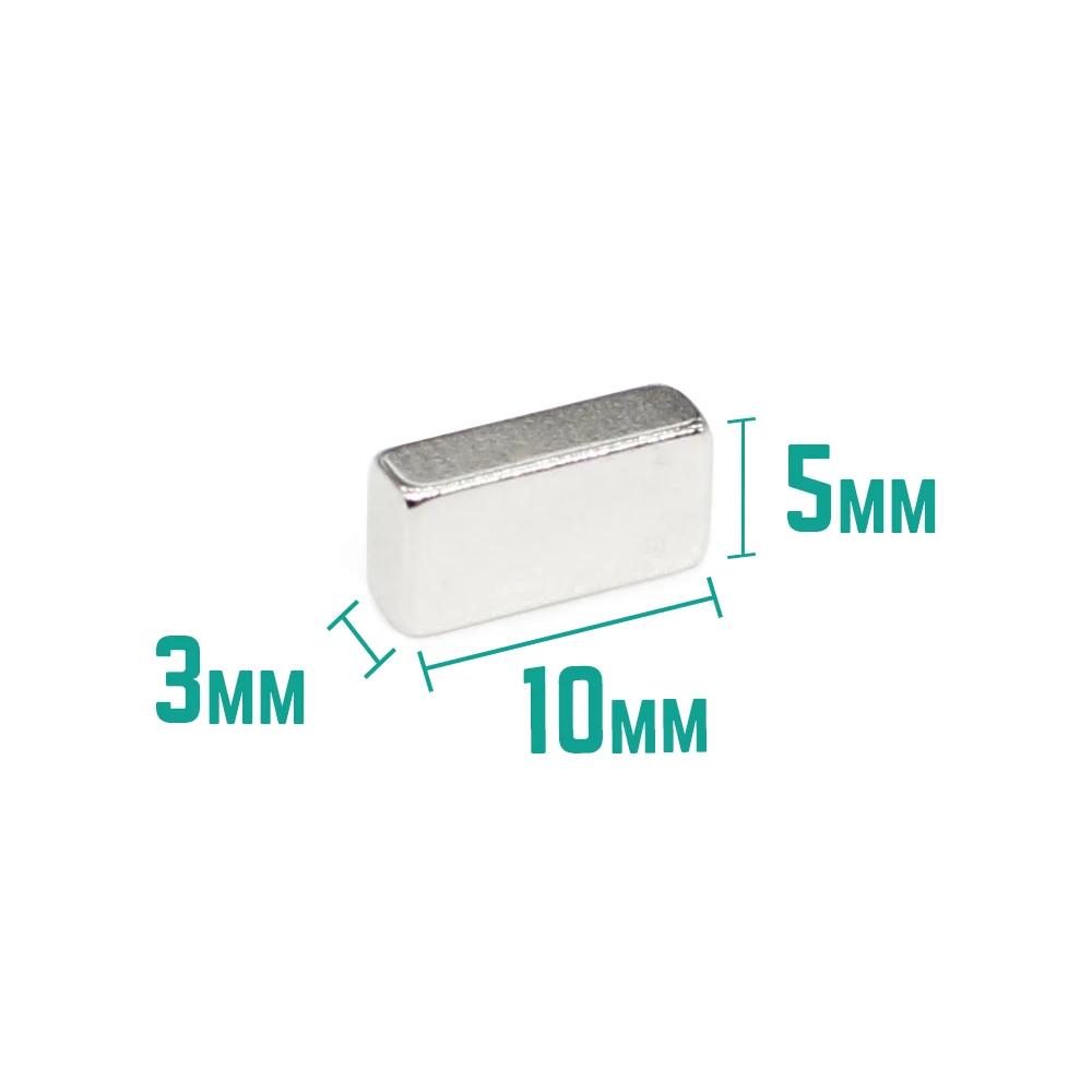 20/50/100/200/300/500PCS 10x5x3 mm Small Block Magnets Strong N35 Quadrate Neodymium Permanent Magnet Sheet 10x5x3mm 10*5*3 mm
20/50/100/200/300/500PCS 10x5x3 mm Small Block Magnets Strong N35 Quadrate Neodymium Permanent Magnet Sheet 10x5x3mm 10*5*3 mm