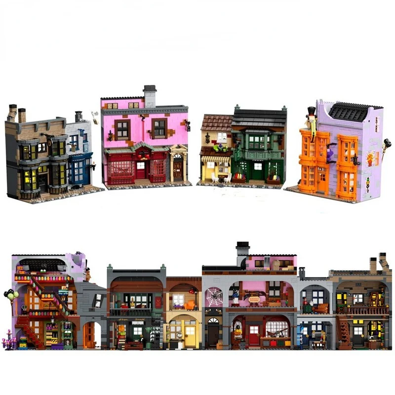New Magic Movie Series 14 FIGURES 5544PCS Diagoned Streetview Alley Building Blocks Bricks Model Kids Toys 75978 Children Gifts
New Magic Movie Series 14 FIGURES 5544PCS Diagoned Streetview Alley Building Blocks Bricks Model Kids Toys 75978 Children Gifts